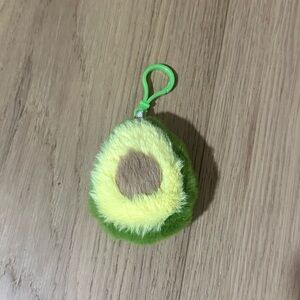 Plush Avocado Keychain